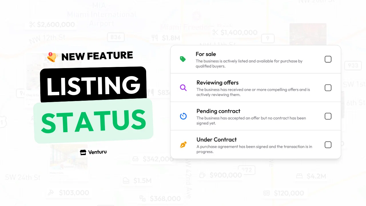 Know the Status of Every Business for Sale