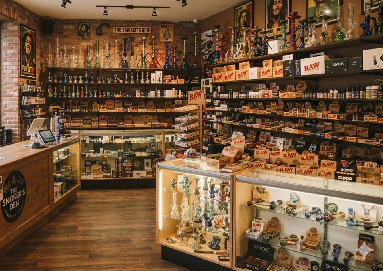Complete Smoke Shop Asset Package with Extensive Inventory
