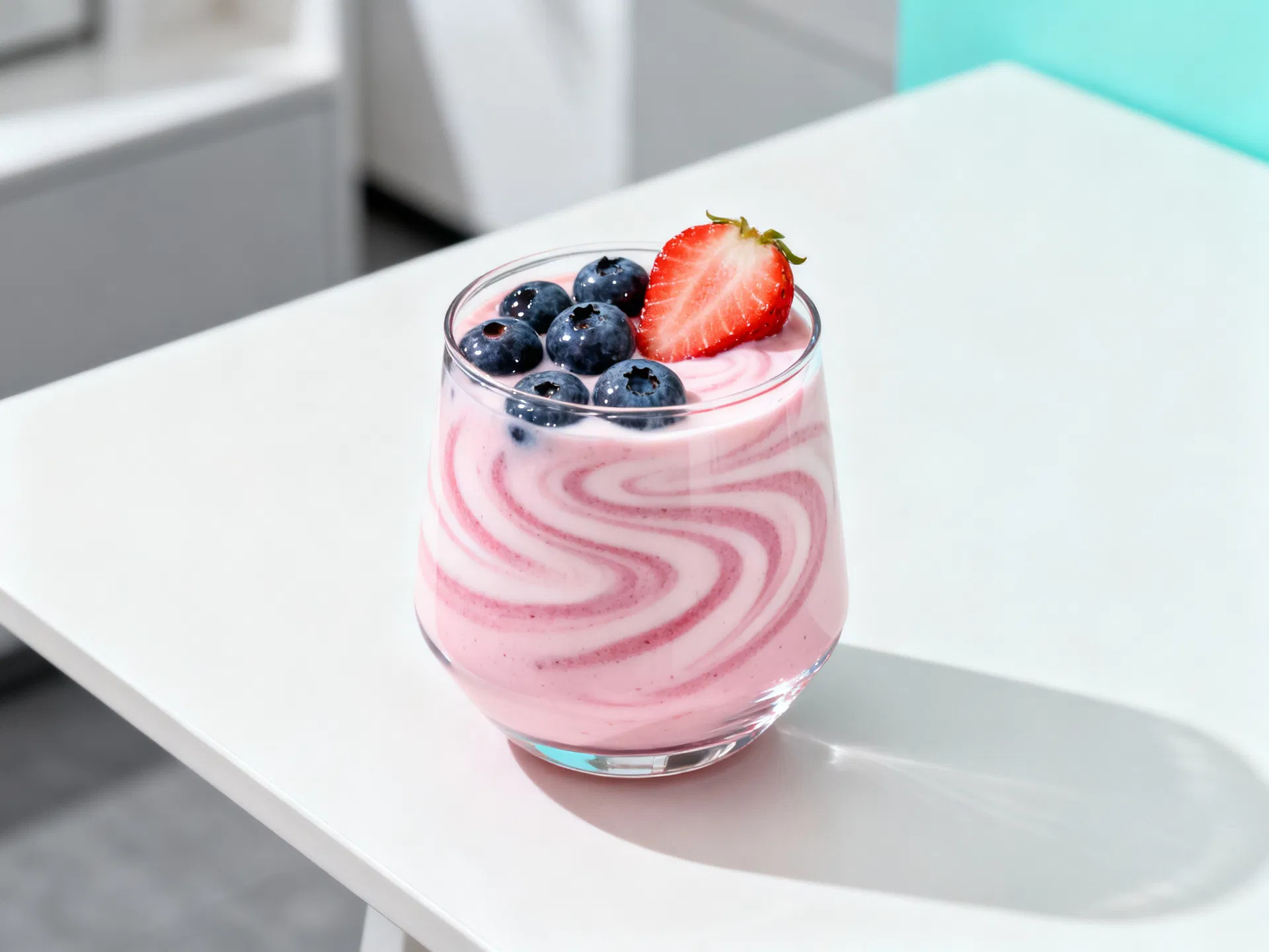 Modern Yogurt Shop with Versatile Space