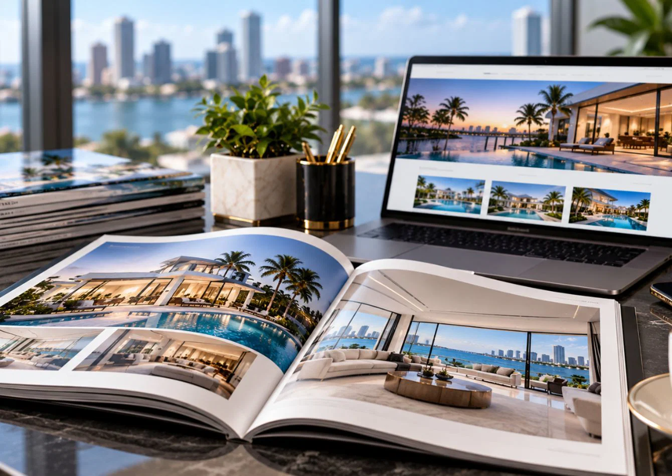 Established Luxury Real Estate Magazine with Repeat Advertisers