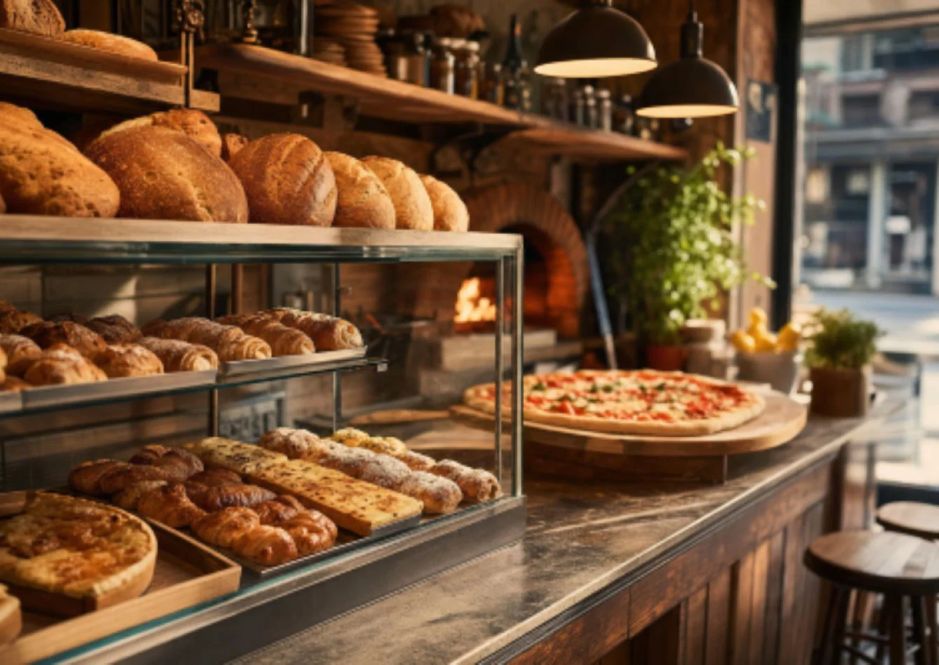 Complete Bakery Pizzeria Equipment Package with Commercial Grade Fixtures