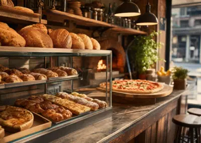 Complete Bakery  Pizzeria Equipment Package with Commercial Grade Fixtures