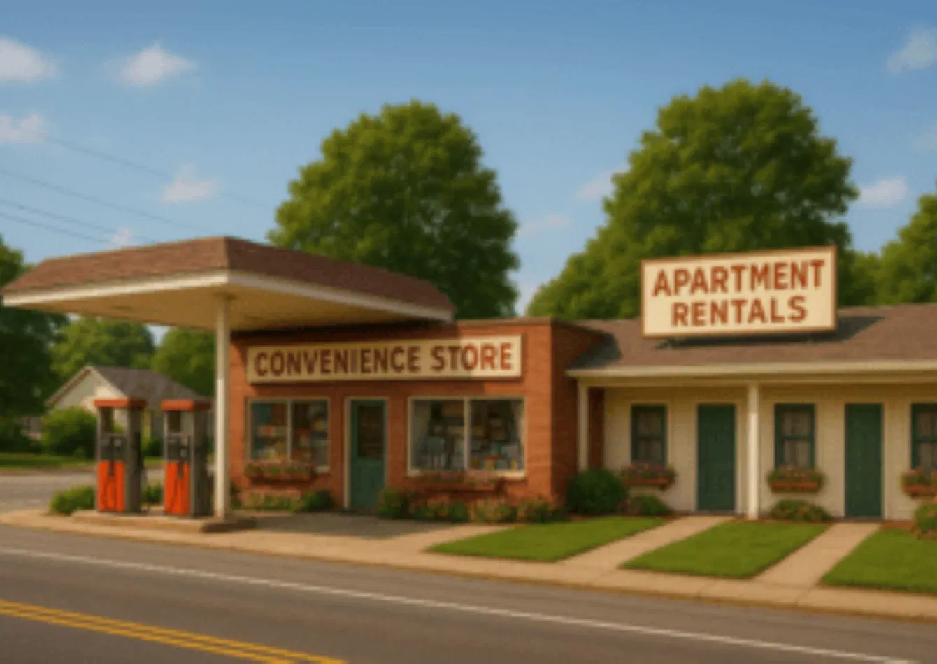 Established Gas Station and Convenience Store with Rental Income