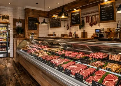 Complete Butcher Shop Assets with Property and Residence