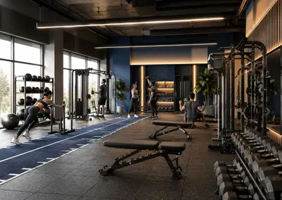 Complete Fitness  Wellness Equipment Package with Two Locations