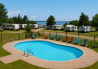 Premier Campground with 100 Serviced Lots and Shore Access