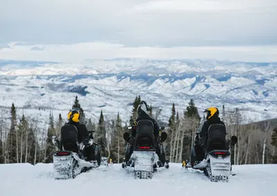 Premier Luxury Snowmobile Tour Company with Exclusive Private Terrain