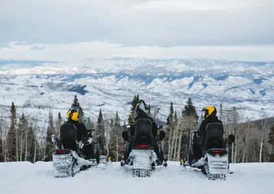 Premier Luxury Snowmobile Tour Company with Exclusive Private Terrain