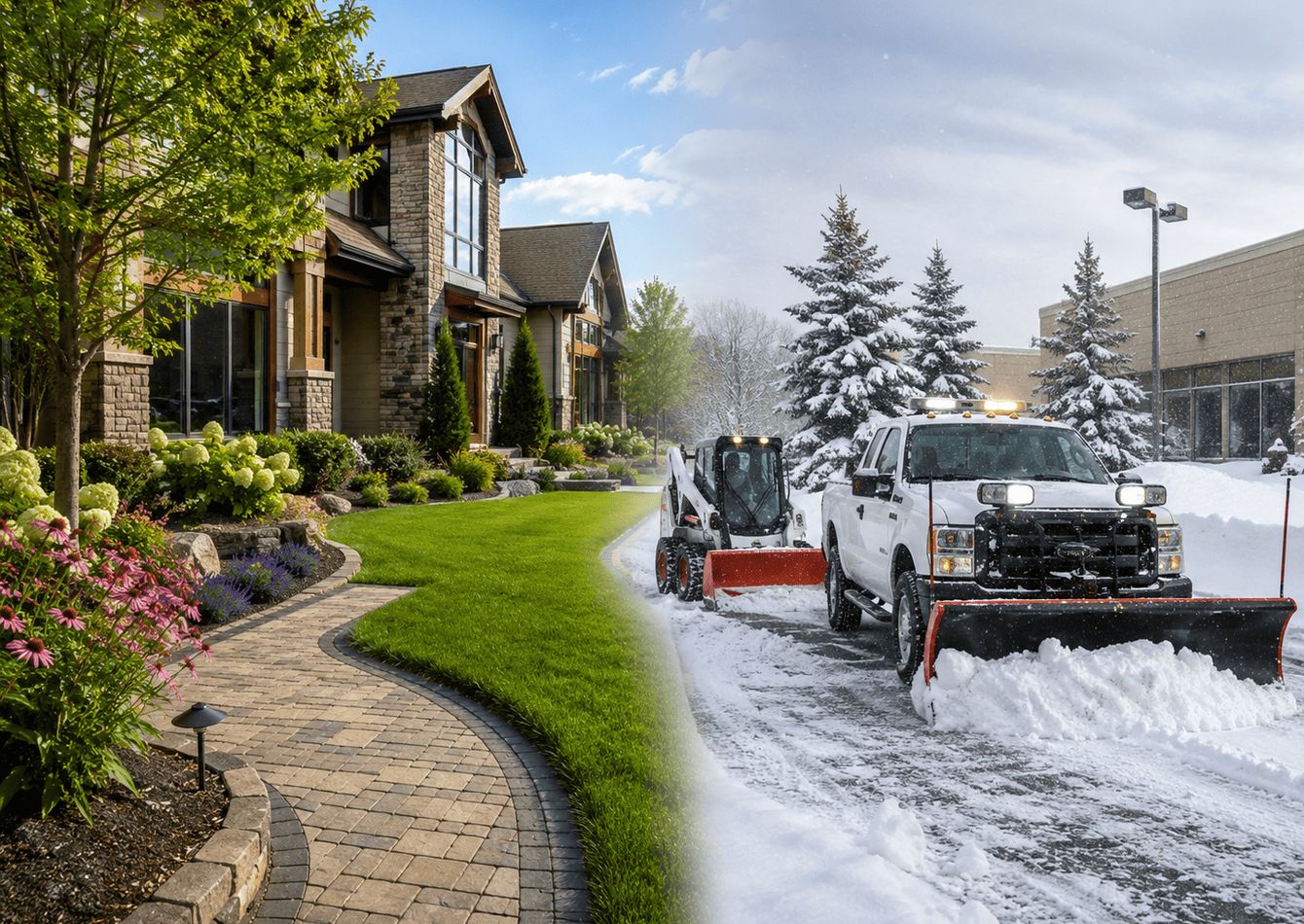 Complete Landscaping and Snow Removal Equipment Package