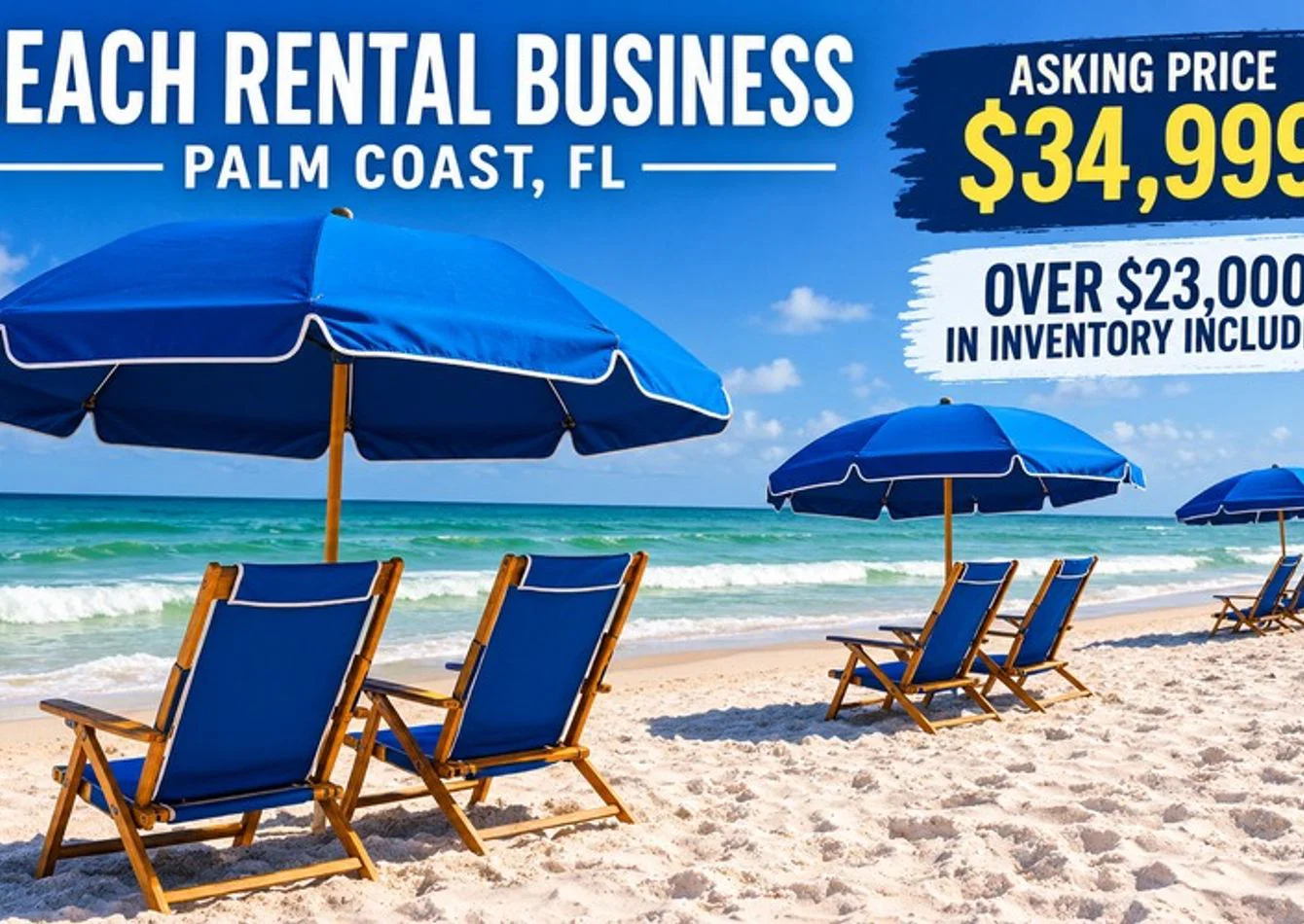 Turnkey Beach Rental Business with Substantial Inventory