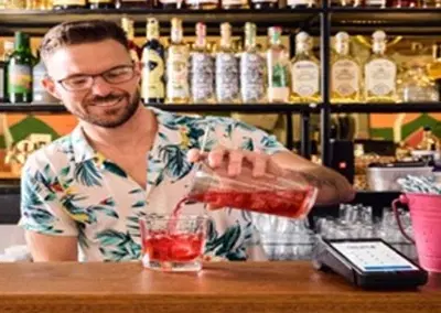 Complete Bar and Lounge Equipment Package with Covered Patio