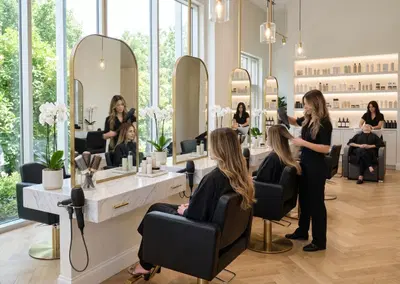Complete Hair Salon Equipment Package with Modern Fixtures