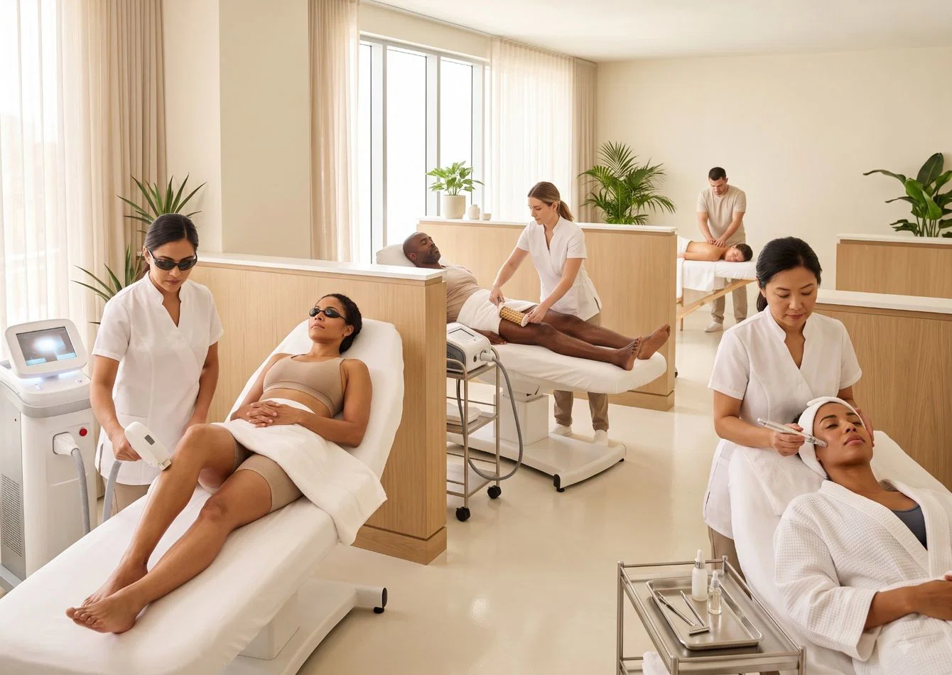 Complete Med Spa Equipment Package with High End Laser Technology