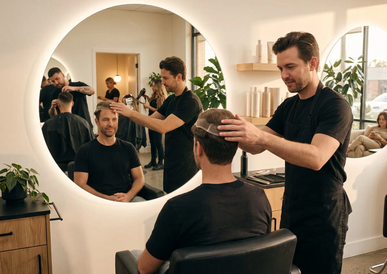 Complete Hair Replacement Beauty Studio Assets with High Value Inventory