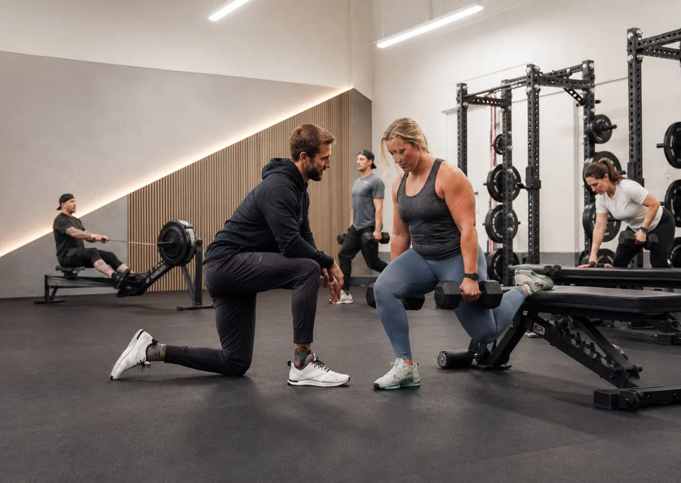 Complete Strength Studio Equipment Package with Modern Fixtures