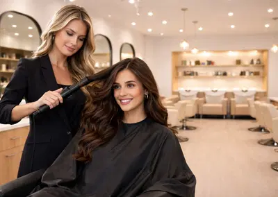 Complete Hair Salon Equipment Package with Modern Setup