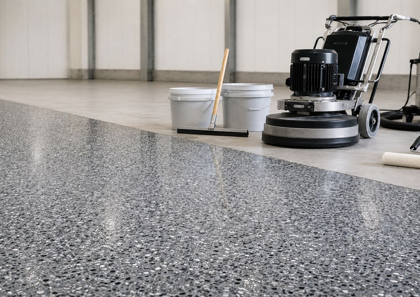 Complete Epoxy Flooring Equipment Package with Commercial Grade Tools