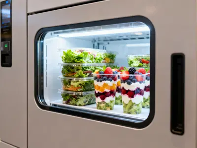 Complete Vending Machine Assets with Established Locations