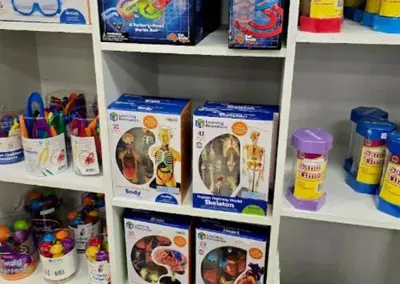 Complete Educational Supply Inventory and Fixtures