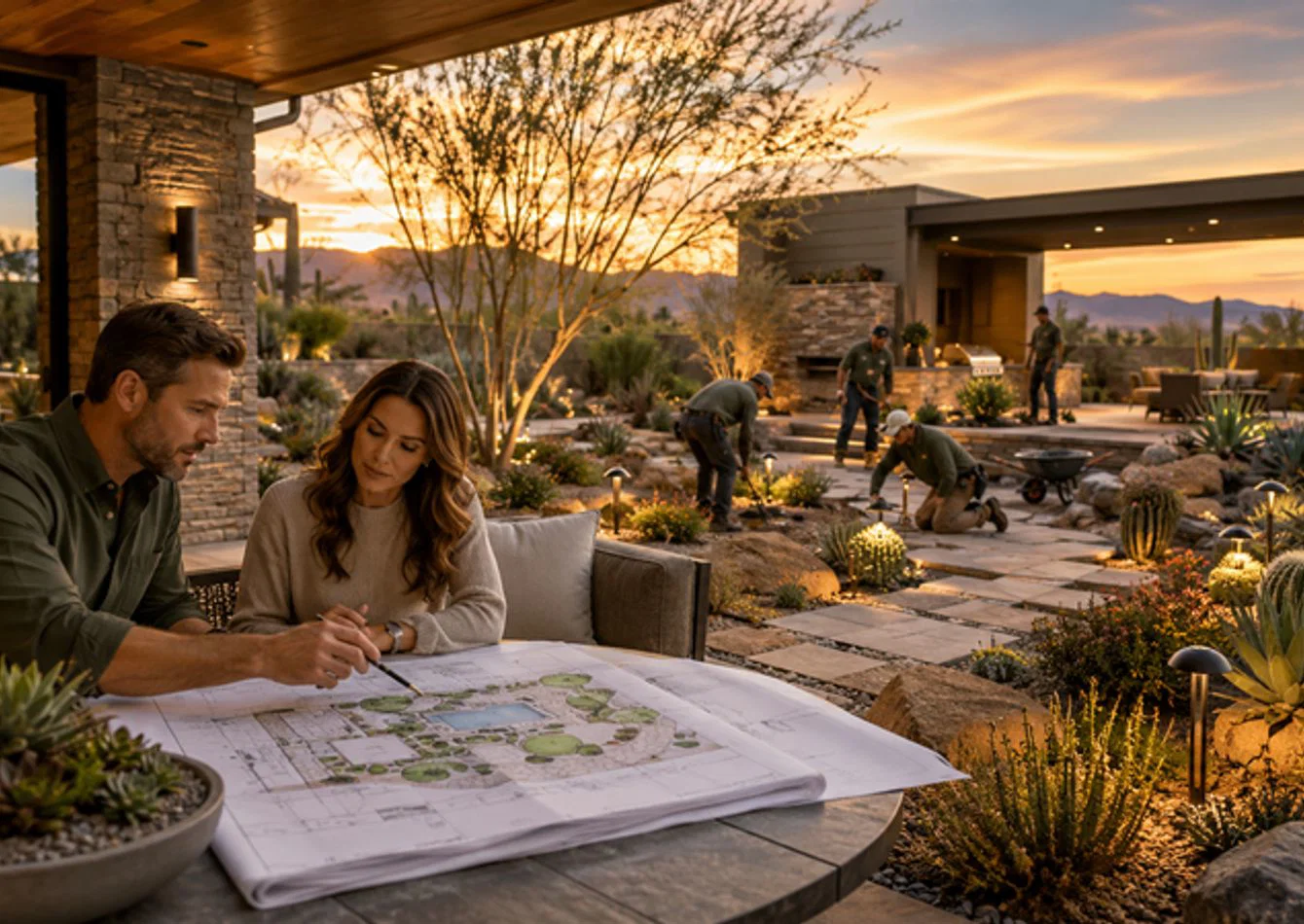 Complete Landscape Design and Installation Asset Package