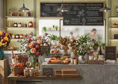 Complete Food  Gift Franchise Assets with Commercial Grade FFE