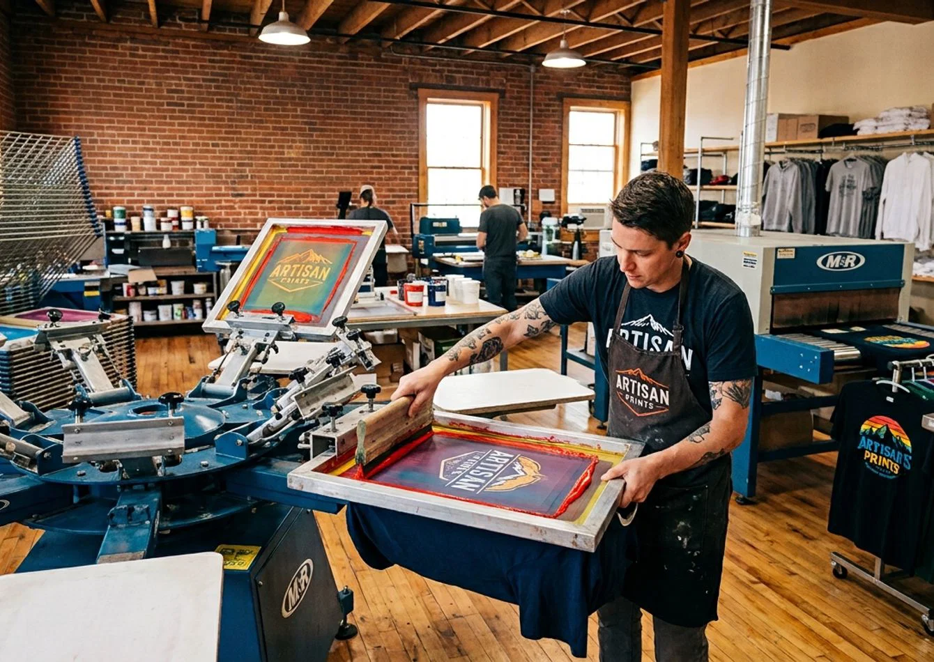 Complete Embroidery Screen Printing Equipment Package