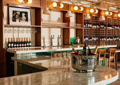 Complete Wine Bar Equipment Package with Gourmet Kitchen Fixtures