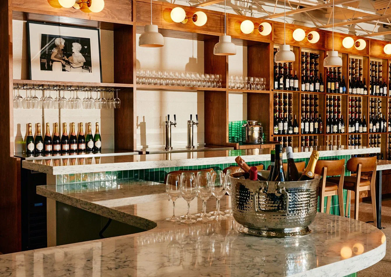 Complete Wine Bar Equipment Package with Gourmet Kitchen Fixtures