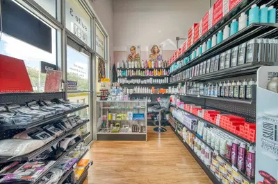 Thriving Beauty Supply Store with Private Rental Suites