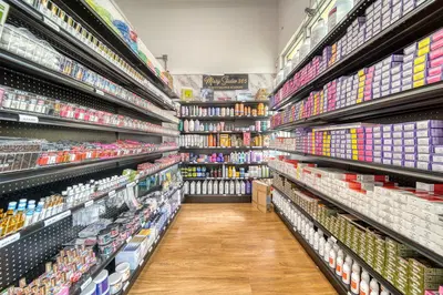 Thriving Beauty Supply Store with Private Rental Suites