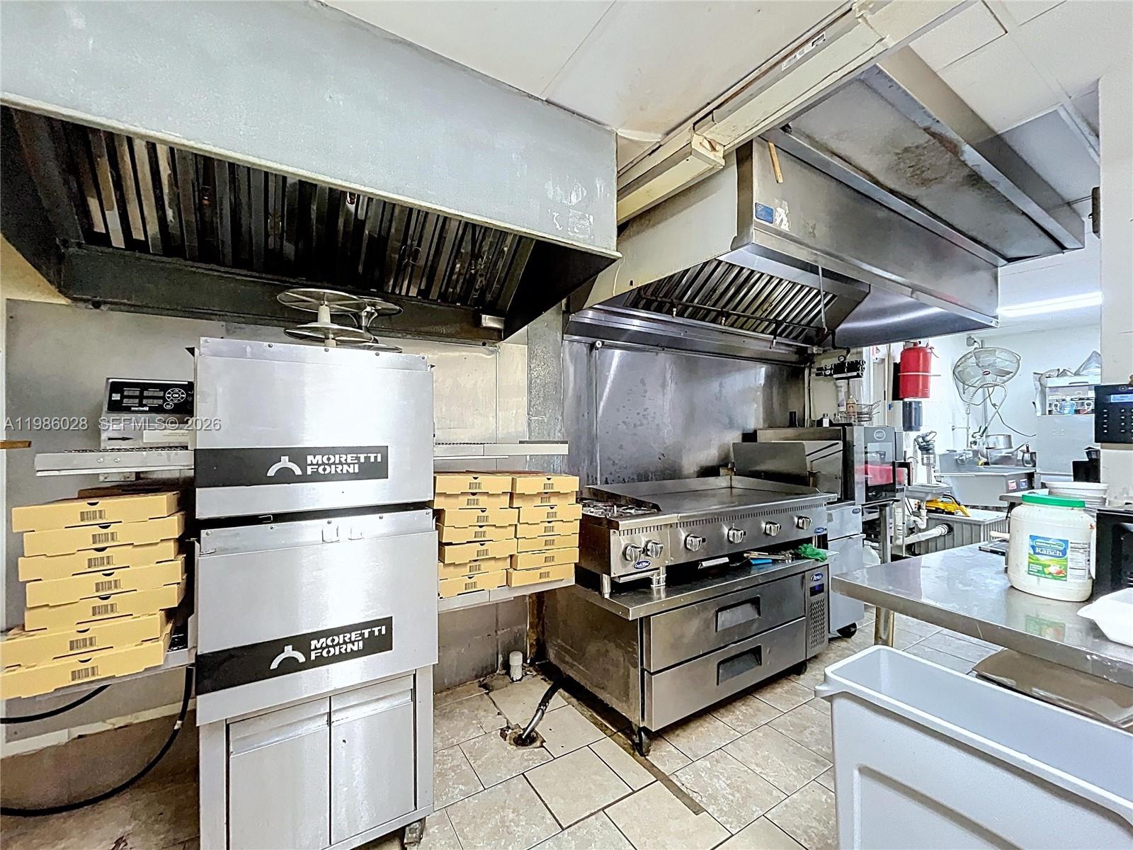 Complete Pizzeria Equipment Package with Moretti Forni Ovens