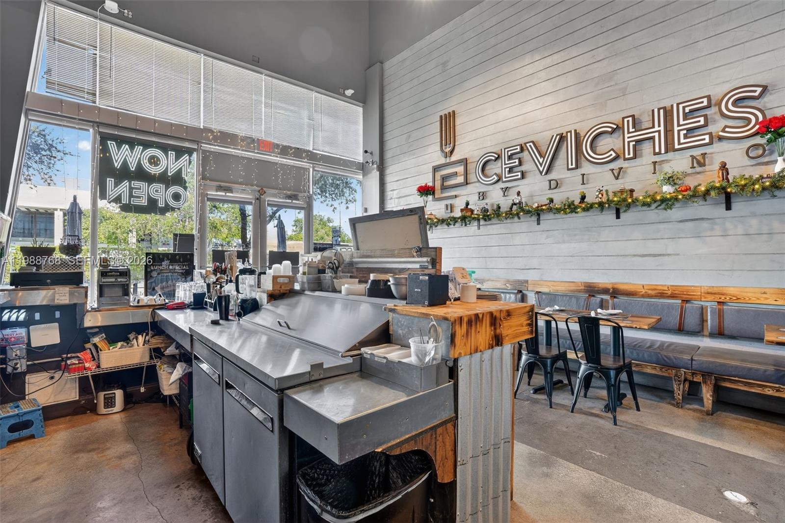 Turn Key Restaurant Space with Grease Trap and Equipment