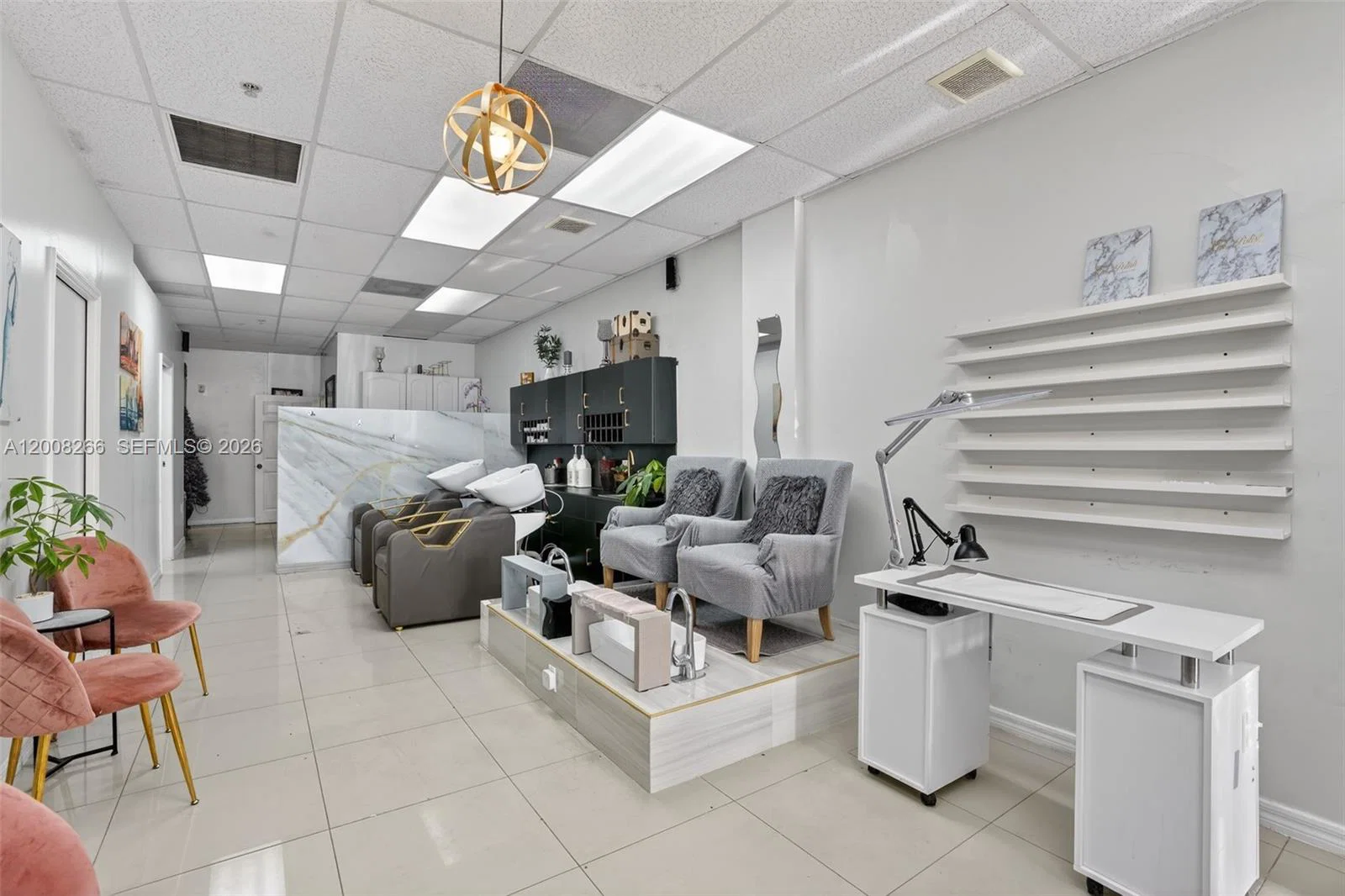 Complete Salon Equipment Package with 5 Private Suites