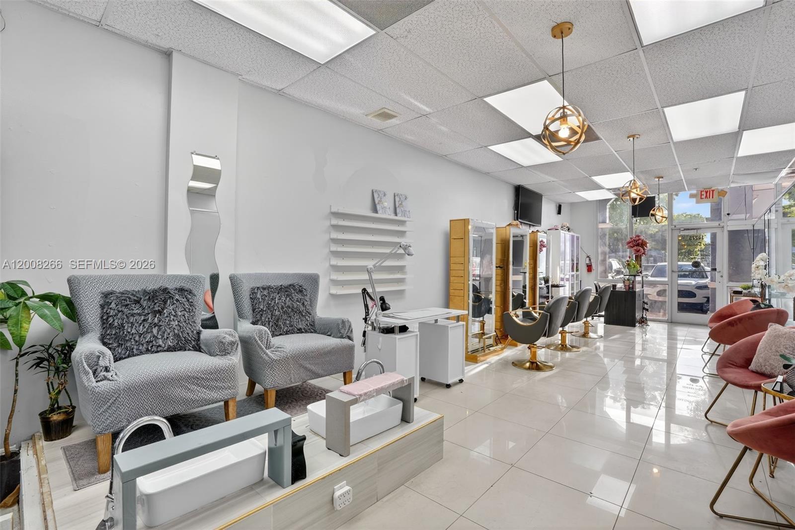 Complete Salon Equipment Package with 5 Private Suites