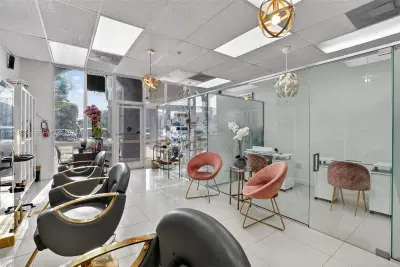 Complete Salon Equipment Package with 5 Private Suites