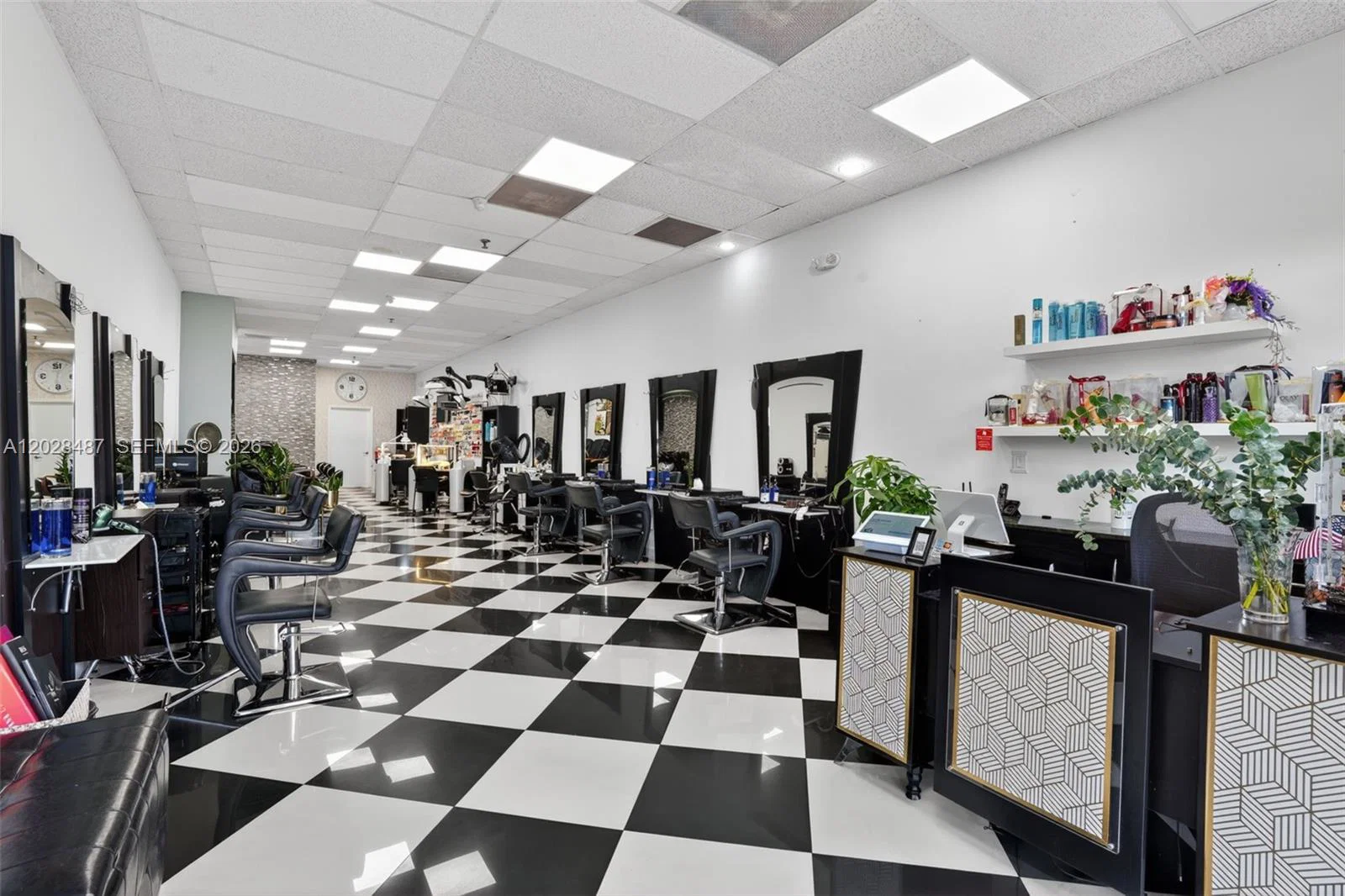 Complete Salon Equipment Package with Modern Fixtures