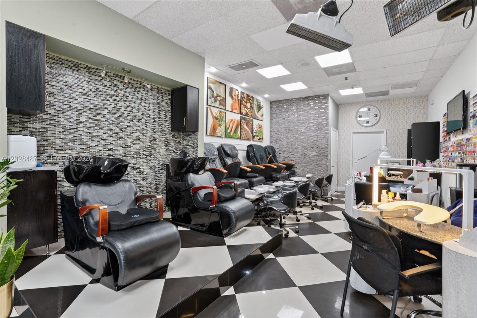 Complete Salon Equipment Package with Modern Fixtures