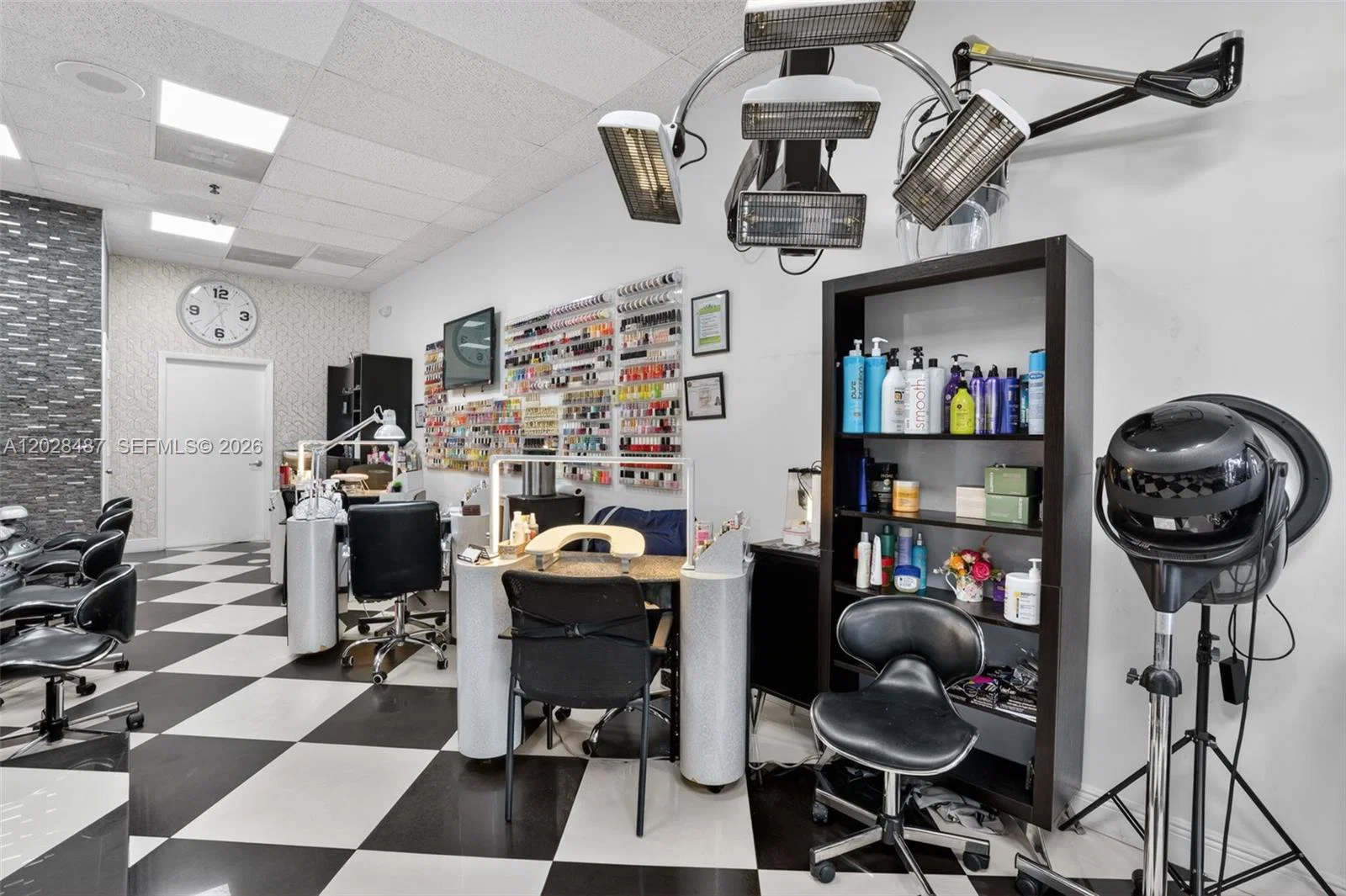 Complete Salon Equipment Package with Modern Fixtures