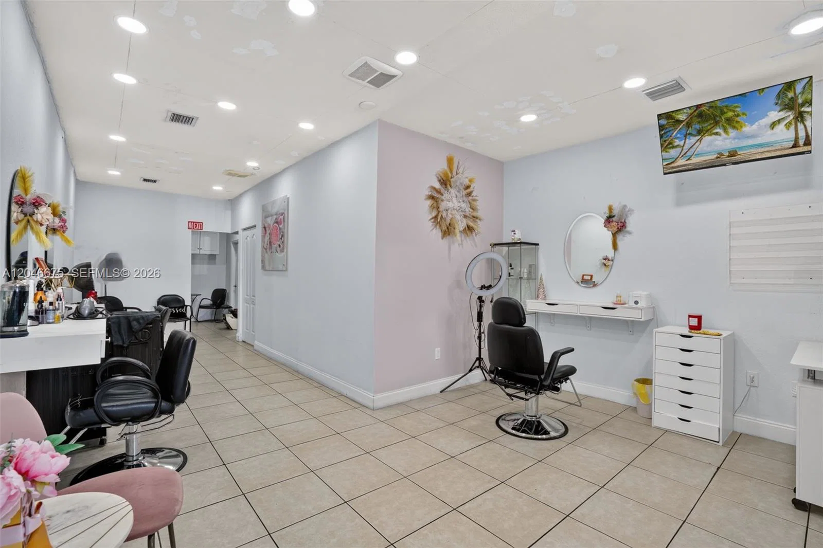 Complete Salon Equipment Package with Modern Stations