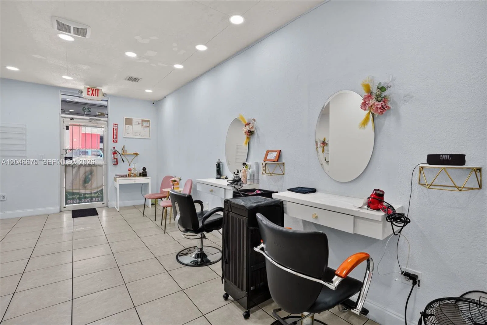 Complete Salon Equipment Package with Modern Stations