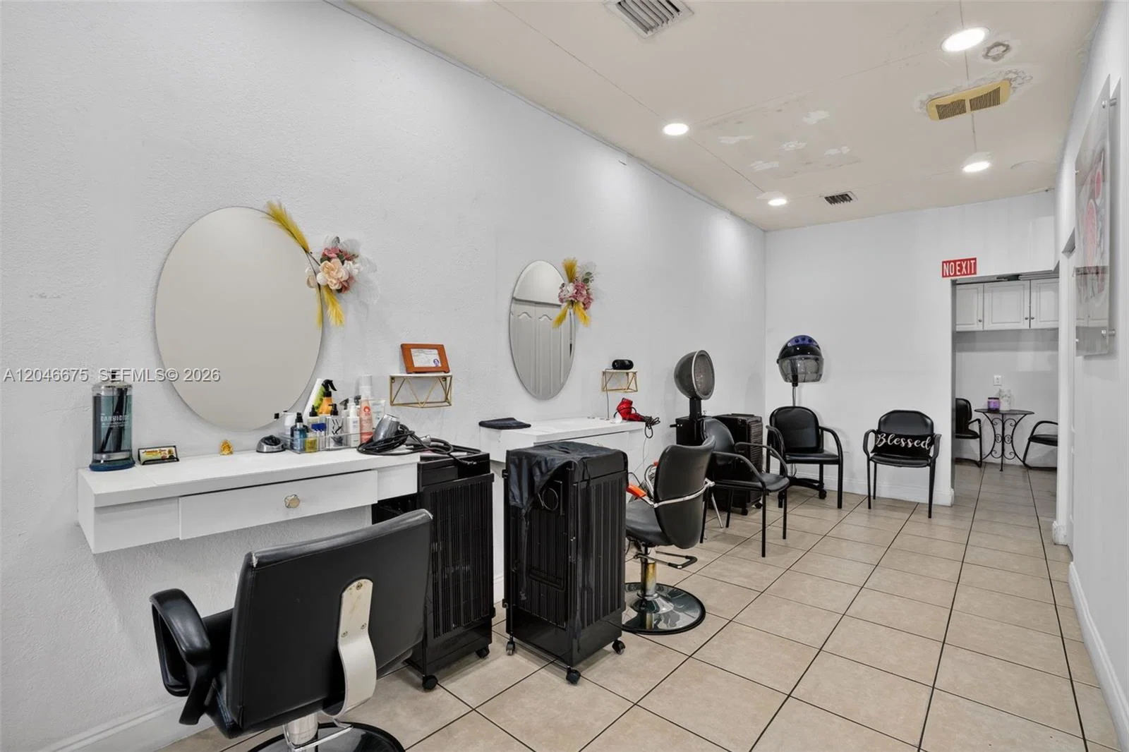 Complete Salon Equipment Package with Modern Stations