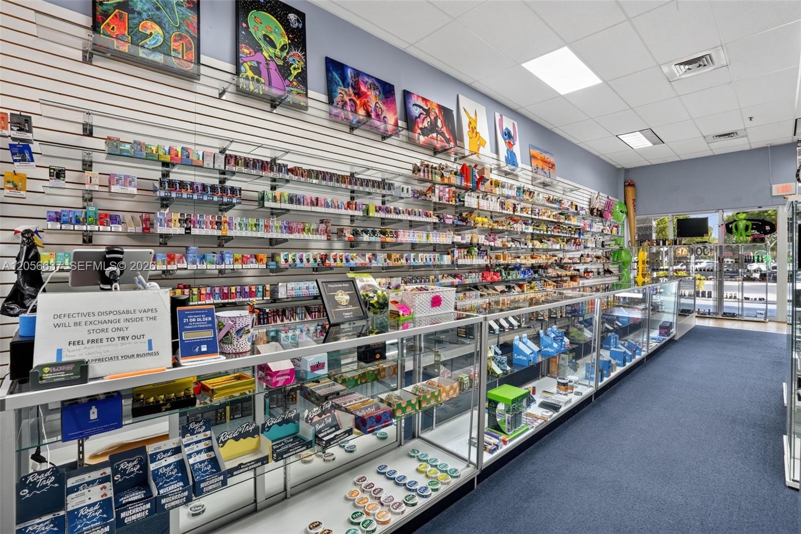 Complete Smoke Shop FFE Package in Prime Retail Plaza