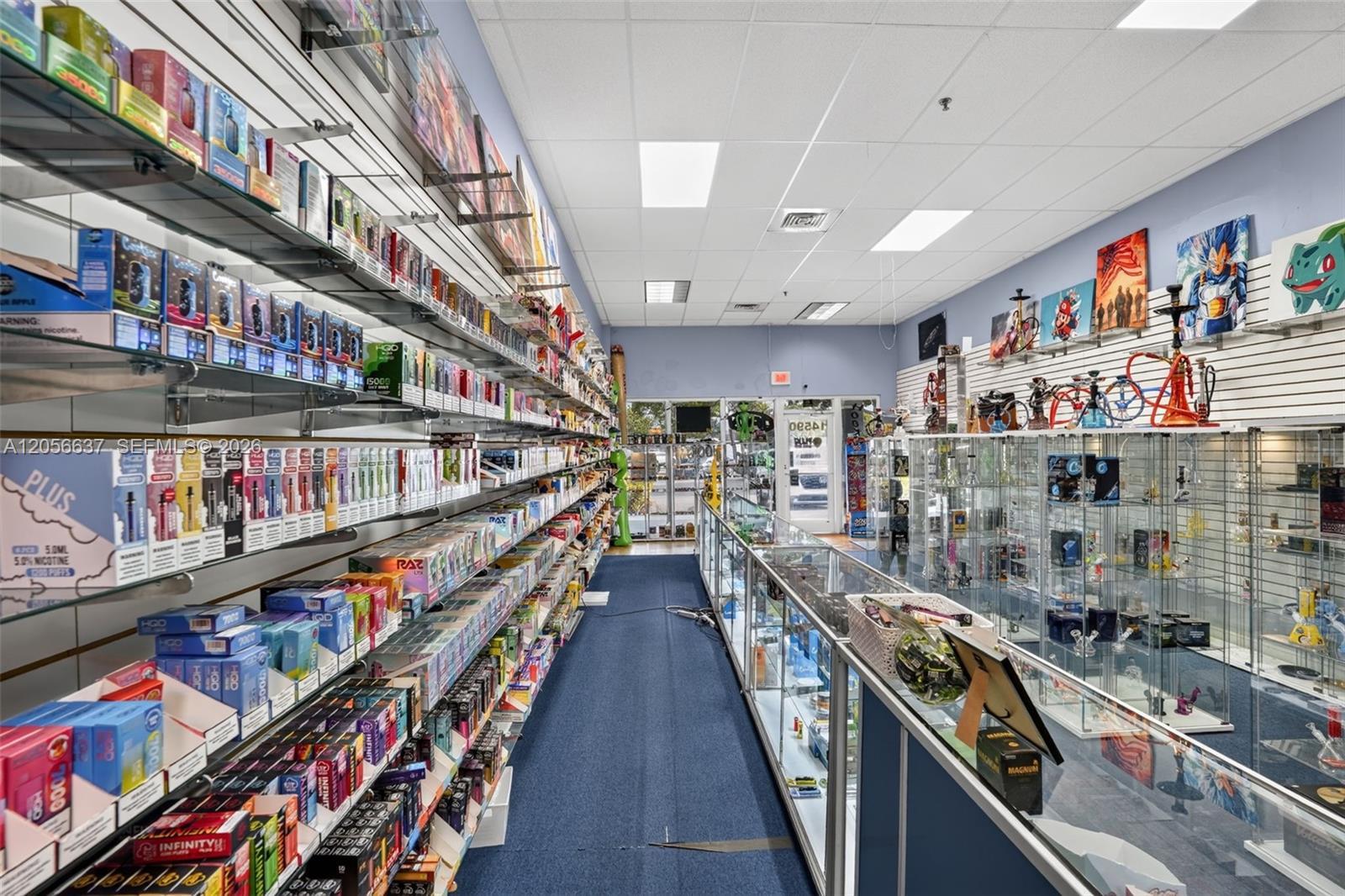 Complete Smoke Shop FFE Package in Prime Retail Plaza