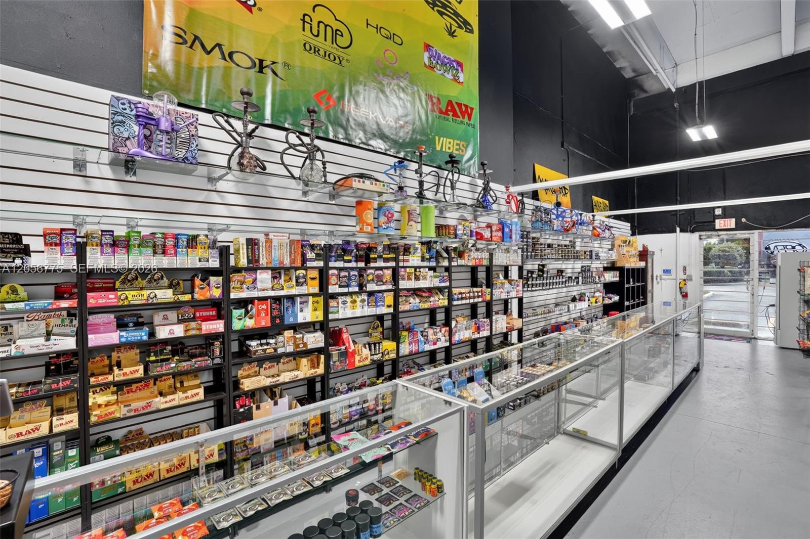 Complete Smoke Shop Fixtures and Equipment Package