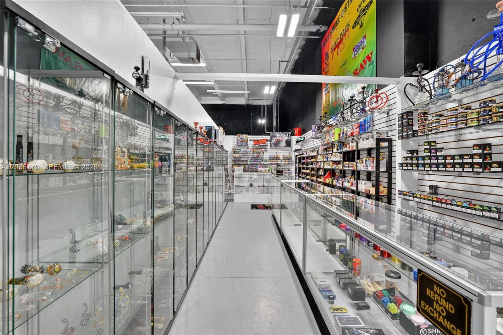 Complete Smoke Shop Fixtures and Equipment Package