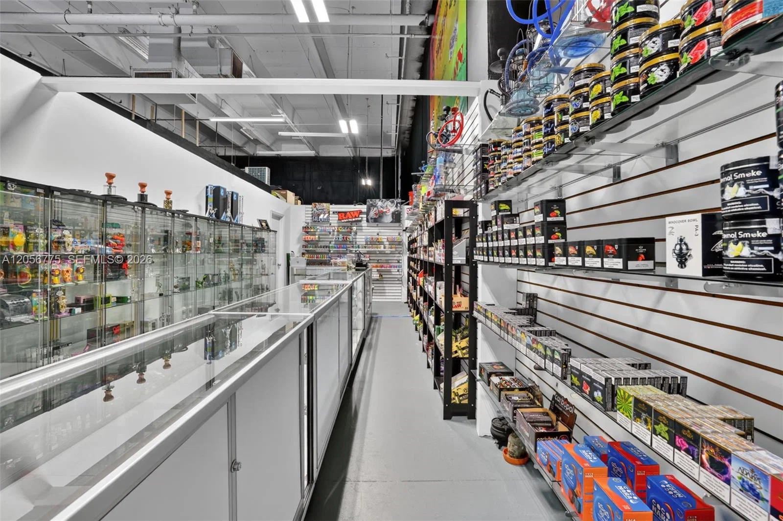 Complete Smoke Shop Fixtures and Equipment Package