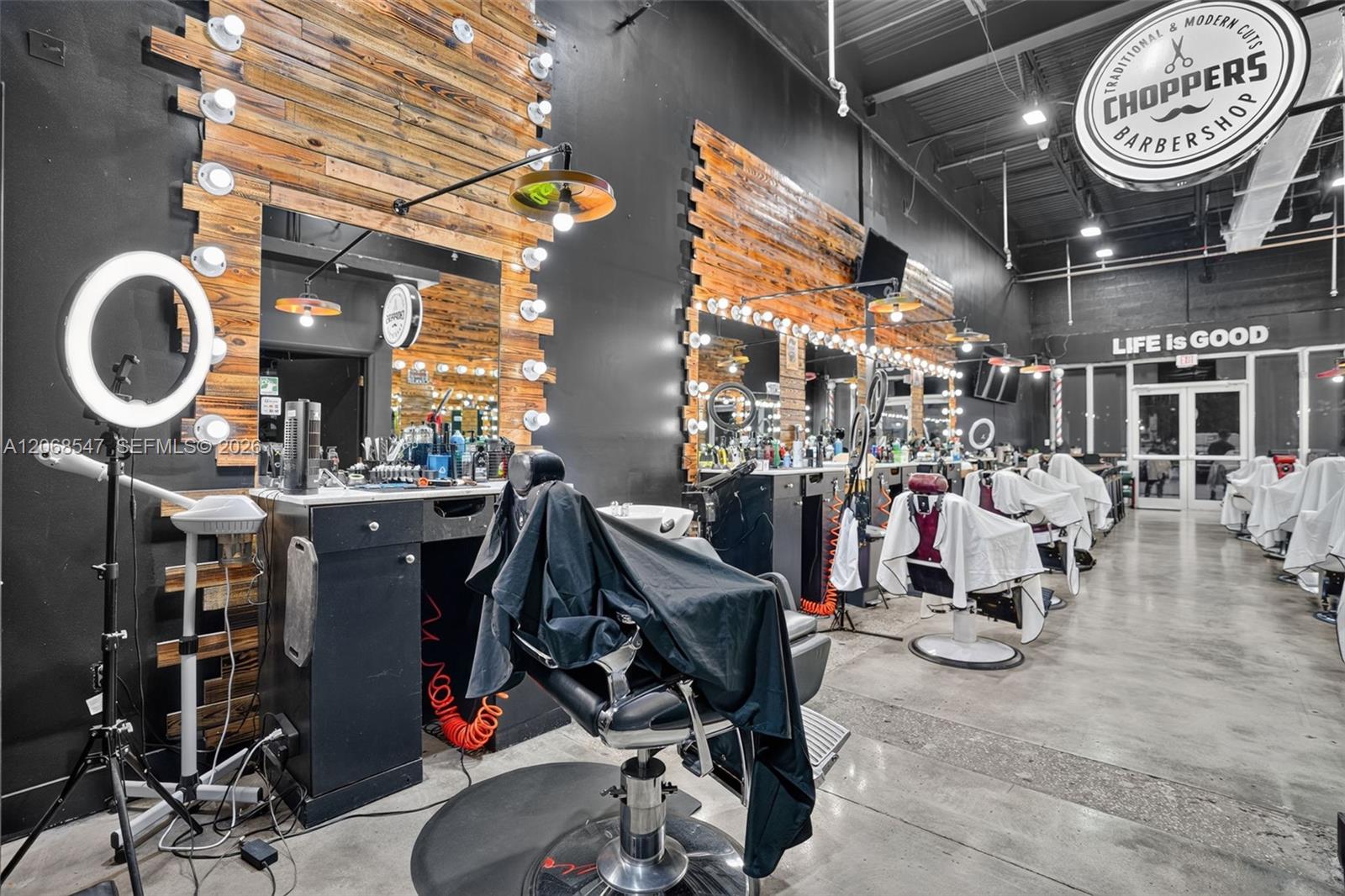 Established Barber Shop with 13 Stations for Growth