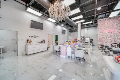 Complete Salon Equipment Package with 8 Pedicure Stations