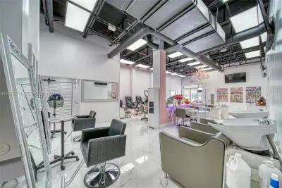 Complete Salon Equipment Package with 8 Pedicure Stations