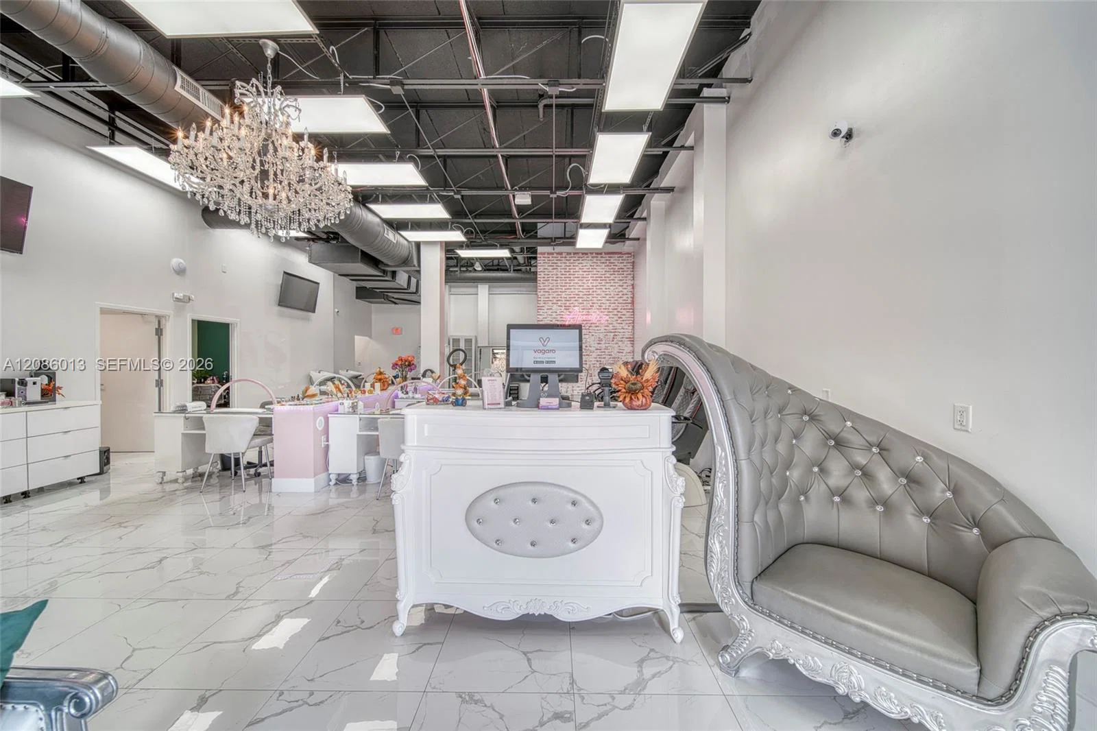 Complete Salon Equipment Package with 8 Pedicure Stations